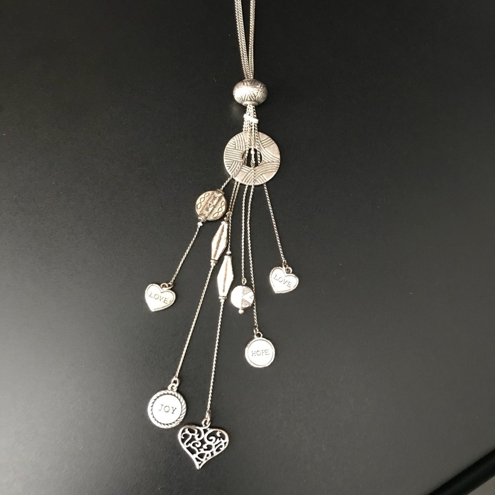 Lia Sophia long charm necklace